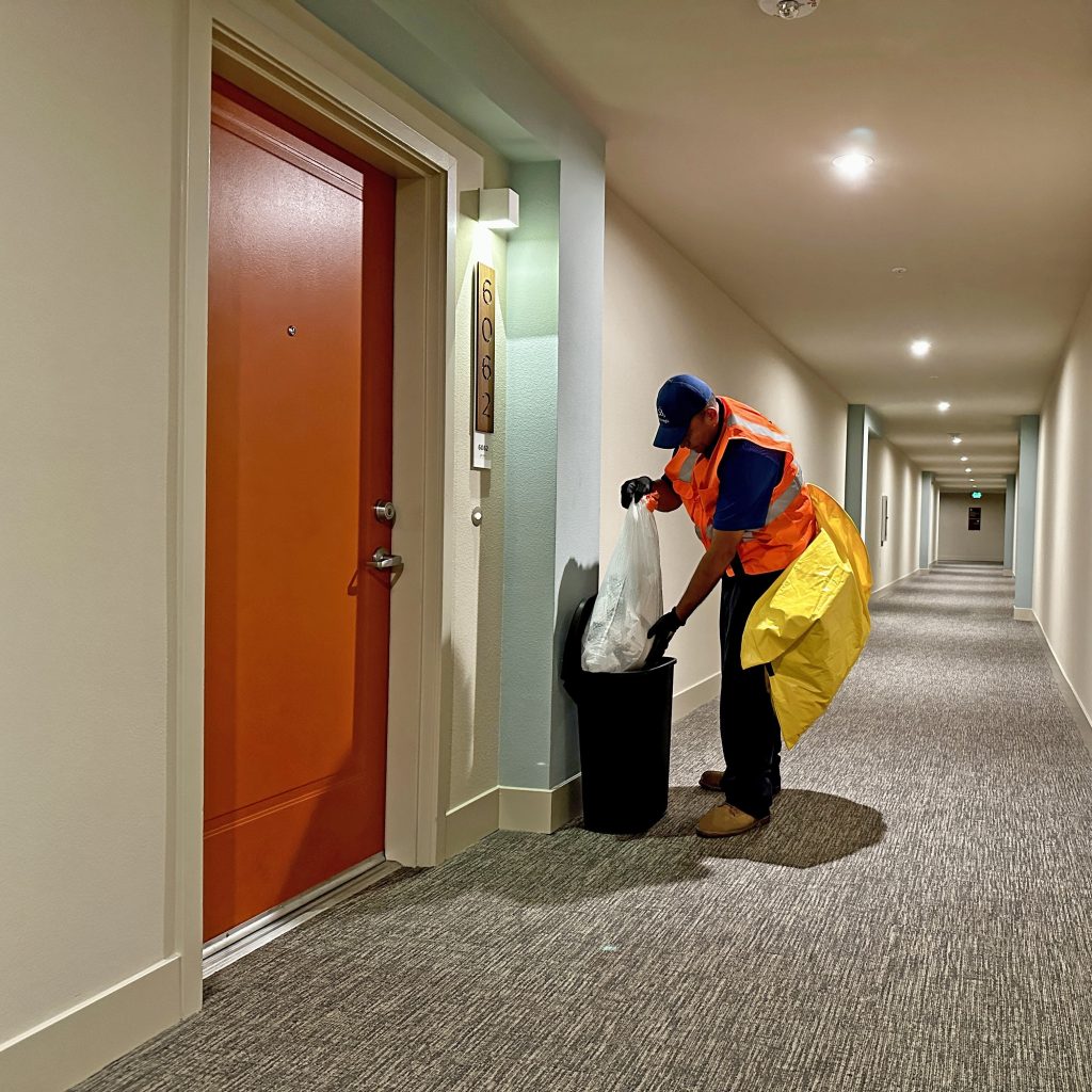 Valet trash door-to-door service
